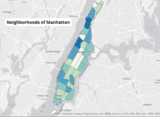 Map of Manhattan